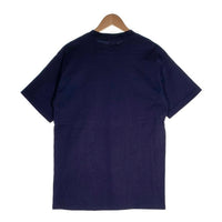 90's majestic マジェスティック Newyork Yankees ニューヨーク ヤンキース 半袖 チームロゴ プリント Tシャツ ネイビー USA製 Size L 福生店
