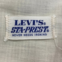 70's LEVI'S リーバイス STA-PREST スタプレ ブーツカットパンツ 千鳥格子 BIG E TALON42 ブラウン Size w82cm 瑞穂店