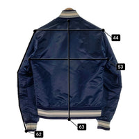 90's STARTER スターター GEORGETOWN ジョージタウン ナイロン スタジャン ワッペン ネイビー USA製 Size S 福生店