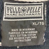PELLE PELLE ペレペレ MARC BUCHANAN マークブキャナン ラバーロゴ Tシャツ ブラック sizeXL 瑞穂店
