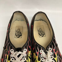 VANS バンズ フレイムパターン オーセンティック ファイヤー スニーカー ブラック size27.0cm 瑞穂店