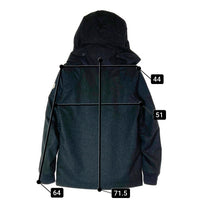 MONCLER モンクレール 122-09R-41307-15 FAIRFIELD GIUBBOTTO ウール ファー ダウンジャケット ブラック size0 瑞穂店