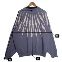 TAIN DOUBLE PUSH タイン ダブル プッシュ ニット クルーネック スウェット ブルー Size XL 福生店