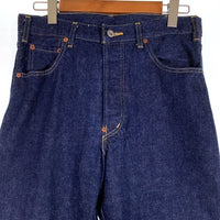 80's LEVI'S リーバイス 701XX BIG E 復刻 バックルバック テーパードデニムパンツ インディゴ 紙パッチ 日本製 89年 Size 34×33 福生店