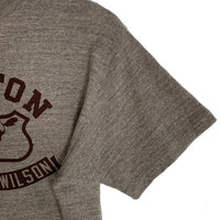 WAREHOUSE ウエアハウス 4601 CLIFTON プリントTシャツ 杢グレー Size M 福生店