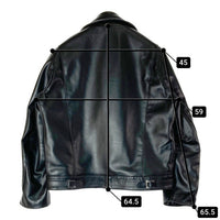 Lewis Leathers ルイスレザー 441T CYCLONE サイクロン タイトフィット ホースハイド ダブル ライダースジャケット ブラック size44 瑞穂店