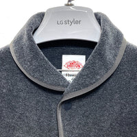 DANTON ダントン 18A-MR-001 ショールカラー フリースジャケット グレー size42 瑞穂店