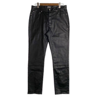 WANNA ワナ ECO LEATHER “CULT TRUE” FRONT FLARED PANTS エコレザー フロント フレアドパンツ ブラック Size 1 福生店