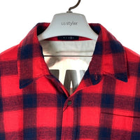 glamb グラム Patrick check SH パトリックチェックシャツ レッド GB17SP/SH02 Size 3 瑞穂店