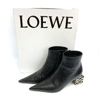 LOEWE ロエベ ブーツ 23SS ANAGRAM HEEL BOOT ブラック size37 瑞穂店