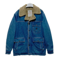 ROARK ロアーク Wrangler ラングラー Roundup Jacket デニム ボアジャケット ランチ インディゴ ブラウン RJ244 USA製 Size M 瑞穂店