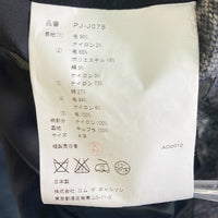 COMME des GARCONS HOMME PLUS コムデギャルソンオムプリュス PJ-J078 AD2012 クレイジーパターン 切替 3つボタン テーラードジャケット ブラック sizeXS 瑞穂店