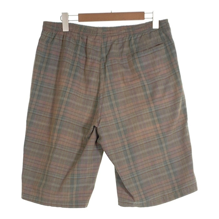 80-90's STUSSY ステューシー チェック柄 イージーショートパンツ