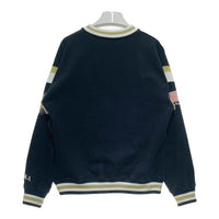 X-LARGE エクストララージ ベースボールロゴ Vネックスウェットトレーナー ブラック 101233012017 Size S 瑞穂店