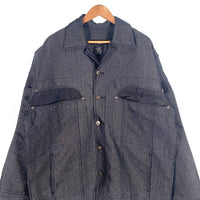 ROCAWEAR ロカウェア ブラックデニム 切替 トラッカージャケット ブラック Size L 福生店