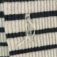 Schott ショット ボーダー コーデュロイ オープンカラーL/S シャツ ライトグレー×ブラック sizeXL 瑞穂店