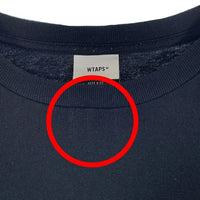 WTAPS ダブルタップス SNEAK URBAN TERRITORY プリント ロングスリーブTシャツ ブラック Size 02 福生店