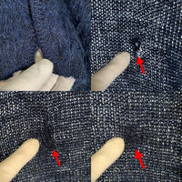 60's ヴィンテージ モヘアカーディガン ネイビー 毛足長め Jantzen ジャンセン リペア補修あり Size XL 相当 福生店