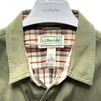 L.L.Bean エルエルビーン 298205 ハリケーンシャツ カーキ sizeXL 瑞穂店