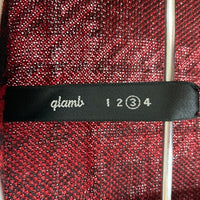 glamb グラム ハワード ロングガウン チェック GB15WT/JKT01 レッド Size 3 瑞穂店