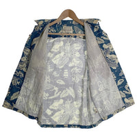 SUN SURF サンサーフ ガーゼコットン アロハシャツ ブルー SS37217 Size M 福生店