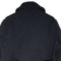 JOE McCOY ジョーマッコイ WOOL RAILROAD COAT ウール レイルロードコート ダブルジャケット レザー ホースハイド ブラック Size 38 福生店