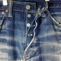 THE FLAT HEAD フラットヘッド 3005 14.5oz ストレート デニムパンツ インディゴ size34 瑞穂店