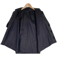 PRADA プラダ 比翼 ショートスリーブシャツ 半袖 ブラック ボタン マジックテープ コットン ナイロン ポリウレタン Size 42 福生店