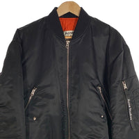 Acne Studios アクネステュディオズ 18SS MA-1 ナイロンフライトジャケット ボンバー ブラック MAKIO PSS18 22L176- Size 46 福生店