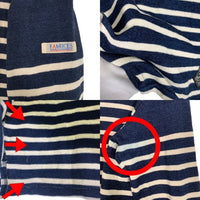 NEIGHBORHOOD ネイバーフッド 16SS FABRICES/C-BN-LS コットン ボーダーロングスリーブトップ バスクシャツ ネイビー ホワイト 161LHFBN-CSM01 Size S 福生店