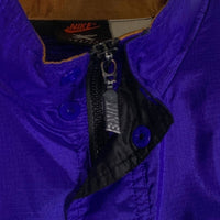 90’s NIKE ナイキ CROSS TRAINING リップストップ ナイロンジャケット パープル ブラック Size M 相当 福生店