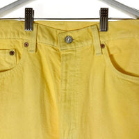 Levi's リーバイス 510-0251 USA製 ボタン裏525 デニムパンツ 後染めイエロー size33 瑞穂店