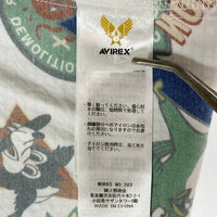 AVIREX アヴィレックス 6125123 NAVALCOMIC アメコミ アロハシャツ ホワイト sizeM 瑞穂店