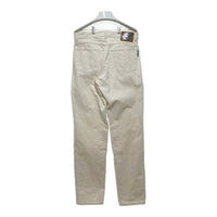 KENZO JEANS ケンゾージーンズ 北斎タグ メタルパッチ ボタンフライ デニムパンツ 生成り size79cm-① 瑞穂店