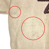 STUSSY ステューシー ロゴパープルTシャツ 黒タグ ホワイト sizeXL 瑞穂店