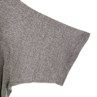 80's Champion チャンピオン Late Night ラバープリント Tシャツ グレー 霜降り USA製 トリコプリント Size L 福生店