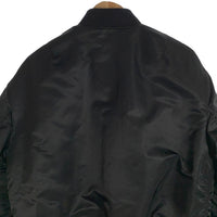 Acne Studios アクネステュディオズ 18SS MA-1 ナイロンフライトジャケット ボンバー ブラック MAKIO PSS18 22L176- Size 46 福生店