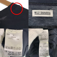 WILLY CHAVARRIA ウィリーチャバリア カンガルーポケット ロングスリーブカットソー フェードブラック Size M 福生店