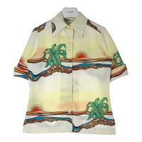 MARK Ⅶ ltd. 60s リゾート柄 ポリエステル アロハシャツ イエロー size12 瑞穂店