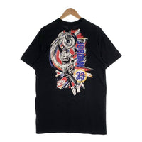 90's NIKE ナイキ AIR JORDAN エアジョーダン プリントTシャツ ブラック イラスト 銀タグ Size L 福生店