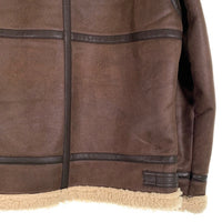 ALPHA アルファ B-3 フライトジャケット フェイクムートン ブラウン TA1398-068 Size XL 福生店