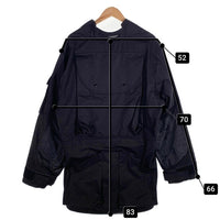 PLUSH コットンリップストップ ジップアップジャケット ミリタリー ハンティング ブラック 結 Yui Size JUMBO 福生店