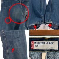 00's Levi's ENGINEERED JEANS TIGHT リーバイス エンジニアード 立体裁断 デニムパンツ インディゴ 00008-07 Size 32 福生店