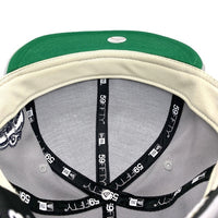 NEW ERA ニューエラ MFC STORE エムエフシーストア CUSTOM COLLECTION 59FIFTY Newyork Yankees ニューヨークヤンキース ダメージ加工 サイドパッチ Design by YUGO ベースボール キャップ グレー Size 8 (63.5cm) 福生店