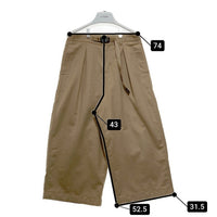 GRAMICCI グラミチ GLP-17F024 バギー ワイドパンツ ウール混 ベージュ sizeF 瑞穂店