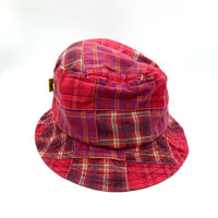 Stussy ステューシー マドラスチェック バケットハット レッド sizeL-XL 瑞穂店