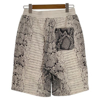 Carhartt WIP カーハート ワークインプログレス Snake AOP Sweat Short スネークプリント スウェットショーツ ショートパンツ ホワイト ブラック Size S 福生店