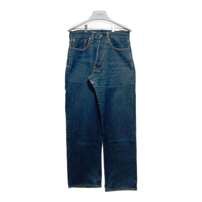 EVISU PARIS エヴィス パリ ボタンフライ テーパードデニムパンツ