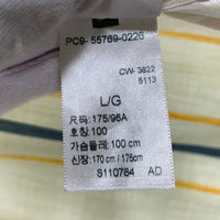 DOCKERS ドッカーズ Mens Regular Fit Short Sleeve Ultimate Shirt レギュラーフィット 半袖 シャツ ストライプ 55769-0226 Size L 福生店
