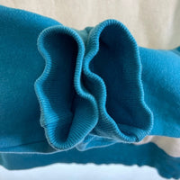 HYSTERIC GLAMOUR ヒステリックグラマー 2CF-4530 90's プリント バイカラーパーカー ホワイト×ブルー sizeFREE※首元汚れ有★ 瑞穂店